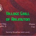 Village Grill Restaurant in Arlington Heights