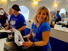 Hard working volunteers at the St Demetrios Greek Fest in Elmhurst