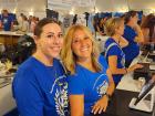 Hard working volunteers at St Demetrios Greek Fest in Elmhurst