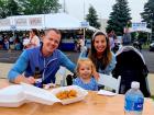 Participants enjoying the St Demetrios Greek Fest in Elmhurst