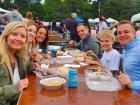 Participants enjoying St Nectarios Greek Fest in Palatine