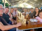 Participants enjoying the St. Nectarios Greek Fest in Palatine