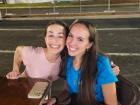 Volunteer and guest enjoying the St. Nectarios Greek Fest in Palatine