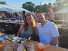 Participants enjoying the St. Nectarios Greek Fest in Palatine