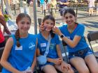 Friendly volunteers at the St. Nectarios Greek Fest in Palatine