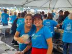 Hard working volunteers at St Nectarios Greek Fest in Palatine