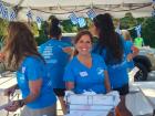Busy volunteers at the St. Nectarios Greek Fest in Palatine