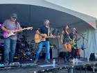 The band 'Oh Yes!' rocking the St. Nectarios Greek Fest in Palatine
