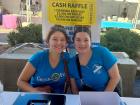 Friendly volunteers at the St. Nectarios Greek Fest in Palatine