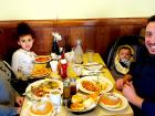 Family enjoying breakfast at Annie's Pancake House in Skokie