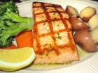 Broiled salmon at Jameson's Charhouse in Arlington Heights