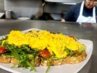 The Avocado Toast at Maple Butter Cafe in Plainfield
