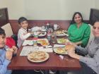 Family enjoying lunch at Maple Butter Cafe in Plainfield