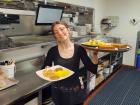 Serving breakfast at Maple Butter Cafe in Plainfield