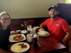 Couple enjoying breakfast at Maple Butter Cafe in Plainfield