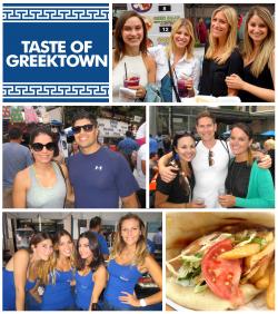 People, fun, and great food at Taste of Greektown in Chicago 2016-2018