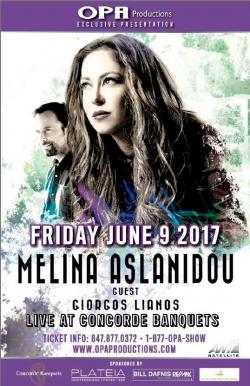Melina Aslanidou Live at Concorde Banquets
