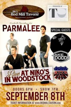 ParmaLee Live at Niko's Red Mill Tavern in Woodstock 