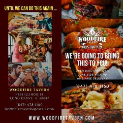 Curbside Pickup & Free Delivery at Woodfire Tavern in Long Grove