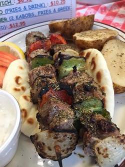 Delicious gyro at Brandy's Gyros in Chicago