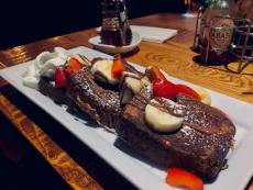The Banana Bread French Toast at Alexander's Cafe in Elgin
