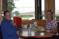 Friends enjoying lunch at Bentley's Pancake House & Restaurant in Wood Dale