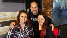 Friends enjoying dinner at Draft Picks Sports Bar in Naperville