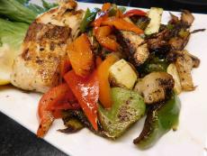 Grilled Salmon (Grecian Style) at Xando Cafe in Hickory Hills