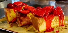 The famous Stuffed French Toast at Lumes Pancake House in Chicago