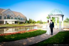 Beautiful outdoor setting at Odyssey Country Club in Tinley Park