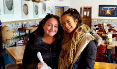 Loyal customers at QP Greek Food With a Kick Hoffman Estates