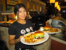 Friendly server at Xando Cafe in Hickory Hills
