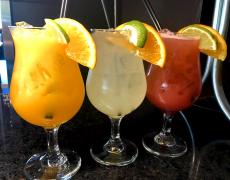 Selection of tempting Margaritas at Xando Cafe in Hickory Hills