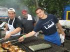 Hard working volunteers - Big Greek Food Fest, Niles