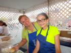 Hard working volunteers - Big Greek Food Fest, Niles