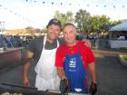 Hard working volunteers - Big Greek Food Fest, Niles