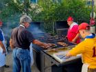 Hard working volunteers at the Big Greek Food Fest of Niles