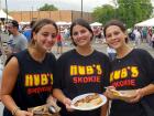 Hard working volunteers at The Big Greek Food Fest in Niles