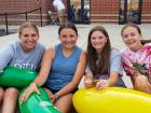 Happy participants at The Big Greek Food Fest in Niles