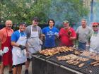 Hard working volunteers - Big Greek Food Fest, Niles