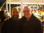 Church leader with Dean Richards - Big Greek Food Fest, Niles
