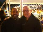 Church leader with Dean Richards - Big Greek Food Fest, Niles