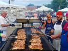 Hard working volunteers - Big Greek Food Fest, Niles