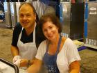 Hard working volunteers - Big Greek Food Fest, Niles