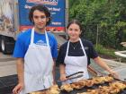 Hard working volunteers - Big Greek Food Fest, Niles