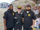 Security officers at The Big Greek Food Fest in Niles