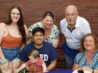 Festival staff and guests at The Big Greek Food Fest in Niles