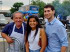 Volunteer and guests at The Big Greek Food Fest in Niles