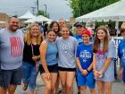 Happy participants at The Big Greek Food Fest in Niles