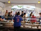 Hard working volunteers at The Big Greek Food Fest in Niles